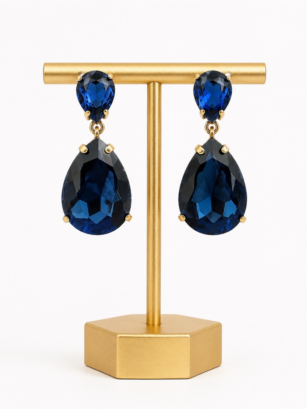 Navy blue Earrings